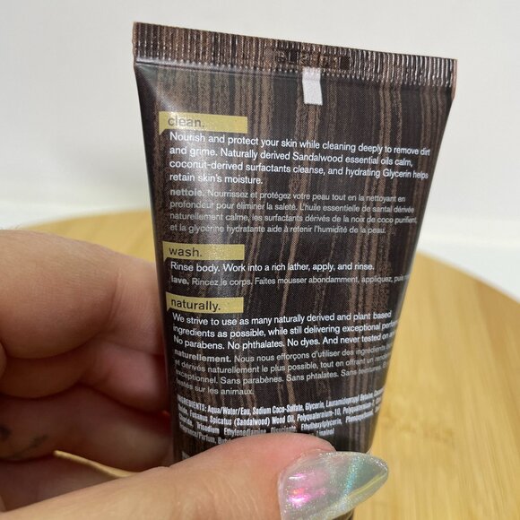 Every Man Jack Body Wash Sandalwood 2 oz Moisturizing Essential Oil Travel Size - Picture 4 of 4